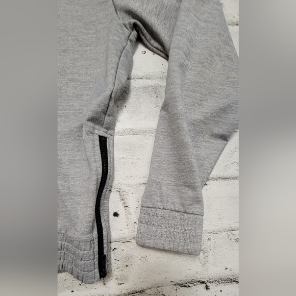 VS PINK Half Zip Hoodie Gray Black Logo Pullover Kangaroo Pocket XS - Picture 5 of 7